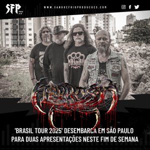 LEPROSY: 'Brasil Tour 2025' desembarca em São Paulo para duas apresentações neste fim de semana
