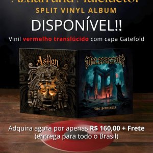 AZTLÁN: Split LP com Malefactor com capa gatefold já está disponível – adquira agora!