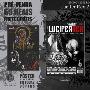 ETERNAL SACRIFICE: Banda estampa capa da nova Lucifer Rex Magazine; pré-venda já disponível