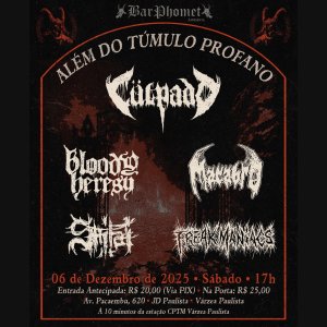 SHITAI: Death/Grind paulista destila brutalidade no festival ‘Além Do Túmulo Profano’ neste sábado (06)