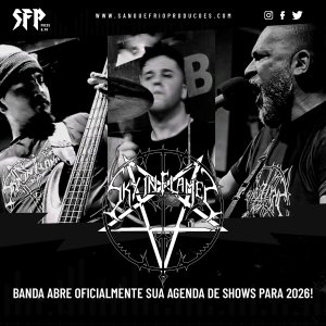 SKY IN FLAMES: Banda abre oficialmente sua agenda de shows para 2026 – confira!