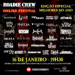 DIABÁLLEIN: Banda estará presente na edição “Melhores do Ano” do ‘Roadie Crew Online Festival’ que acontece nesta sexta-feira (16)