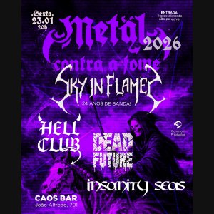 SKY IN FLAMES: ‘Metal Contra Fome’ une o Metal extremo à solidariedade e acontece nesta sexta-feira (23) – saiba tudo!