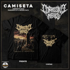 CORROSIVE NAILS: Merchandising oficial une camisetas oficiais de novo álbum e material exclusivo em formato físico; adquira agora