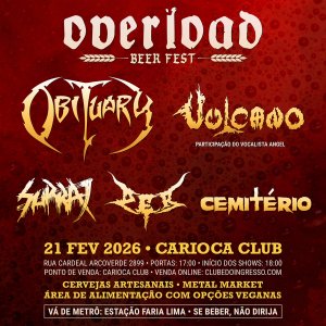VULCANO: Instituição do Metal Extremo brasileiro abre agenda de 2026 em celebração histórica ao lado do Obituary