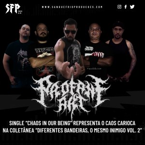 PROFANE ART: Single “Chaos In Our Being” representa o caos carioca na coletânea “Diferentes Bandeiras, o Mesmo Inimigo Vol. 2”