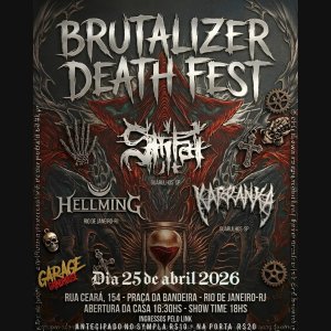 SHITAI: Brutalidade paulista desembarca no Rio de Janeiro neste sábado (25) para o ‘Brutalizer Death Fest’