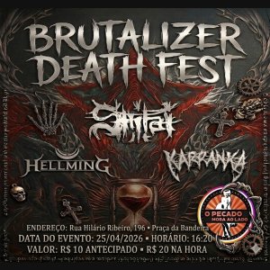 SHITAI: Brutalidade paulista desembarca no Rio de Janeiro neste sábado (25) para o ‘Brutalizer Death Fest’