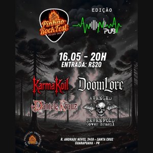 DANIELE KRAUZ: Ingressos à venda para apresentação no ‘Pinhão RockFest 2026 - Edição Anônima Pub’