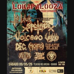 VULCANO: Lenda máxima do Metal Extremo convoca Brasília e região para o ‘Lokapalooza - Edição Carnarock’ neste sábado (09)