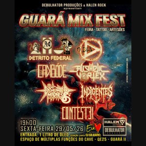 ALCOHOLIC VORTEX: Banda é confirmada no line-up do ‘Guará Mix Fest’ – confira tudo aqui!