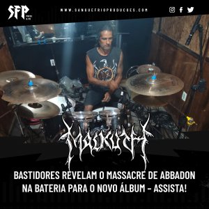 MALKUTH: Bastidores revelam o massacre de Abbadon na bateria para o novo álbum – assista!