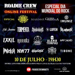 DIABÁLLEIN: Horda tem presença confirmada no ‘Roadie Crew Online Festival - Especial Dia Mundial Do Rock’