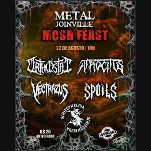 ORTHOSTAT: Banda lidera cast devastador na edição ‘Metal Joinville: Mosh Feast’ neste mês agosto