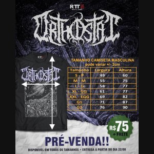 ORTHOSTAT: Nova linha oficial de merchandising entra em pré-venda e será lançado neste fim de semana no ‘Metal Joinville: Mosh Feast’ em Joinville/SC