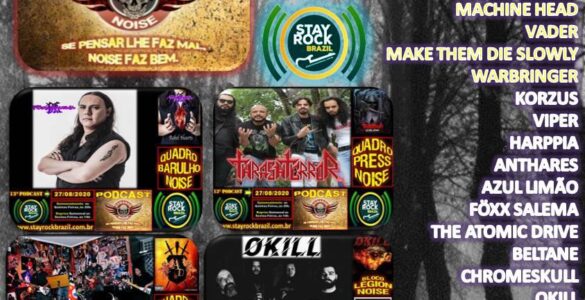SANGUE NOISE: BELTANE e CHROMESKULL serão destaques na edição #13 do podcast Comando Noise