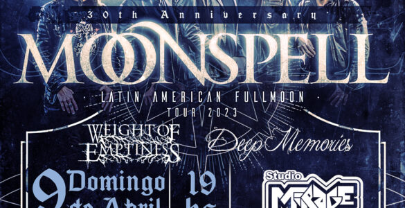 DEEP MEMORIES: Estreando nos palcos ao lado de Moonspell e Weight of Emptiness em Limeira/SP