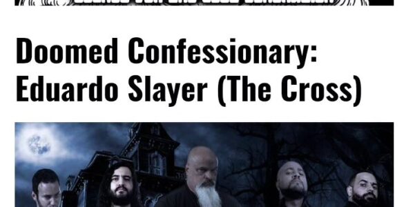 THE CROSS: Destaque exclusivo no gigante portal de Doom Metal ‘Doomed Nation’ – confira!
