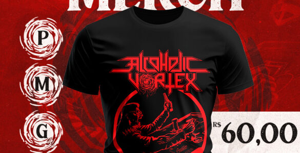 ALCOHOLIC VORTEX: Camisetas de “Space Traumas: Part I” estão disponíveis – adquira agora AQUI!