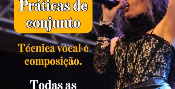 DANIELE KRAUZ: Oficina – Práticas de Conjunto em Técnica Vocal e Composição – saiba tudo AQUI!