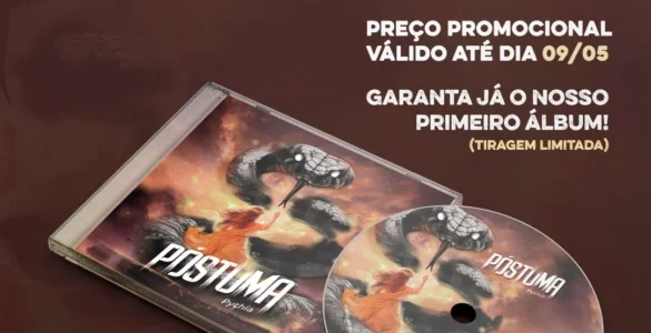 PÓSTUMA: Banda anuncia pré-venda do álbum “Pythía” – adquira agora!