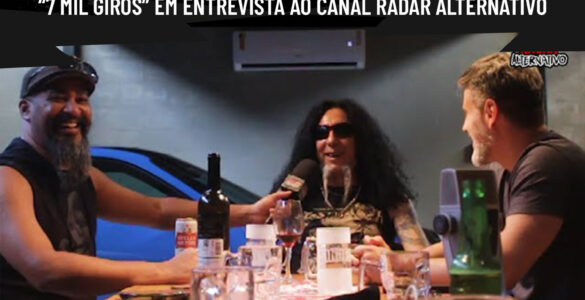 SÍNDROME K: Ao lado de Marcello Pompeu, banda fala sobre novo single “7 Mil Giros” em entrevista ao canal Radar Alternativo