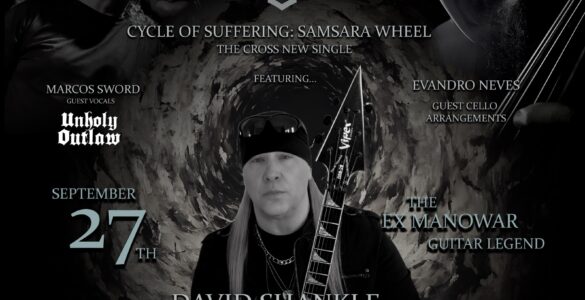 THE CROSS: Single “Cycle of Suffering (Samsara Wheel)”, com David Shankle (Ex-Manowar), será lançado neste sábado (27); Pré-save disponível!