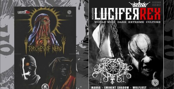 ETERNAL SACRIFICE: Banda estampa capa da nova Lucifer Rex Magazine; pré-venda já disponível