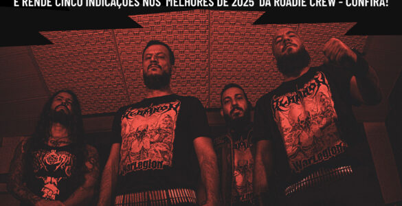 ALMANON: A fúria de Edgar Allan Poe em “Primitive Infernal” conquista a imprensa e rende cinco indicações nos ‘Melhores de 2025’ da Roadie Crew