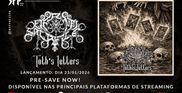 ETERNAL SACRIFICE: Banda deflagra o ritual “Hierophant” com o lançamento do single “Toth’s Letters” nesta sexta-feira (23)