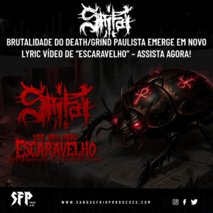 SHITAI: Brutalidade do Death/Grind paulista emerge em novo lyric vídeo de “Escaravelho” – assista agora!