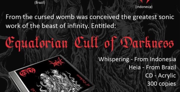 HÉIA: Revelada a arte da capa do split álbum “Equatorian Cult Of Darkness”