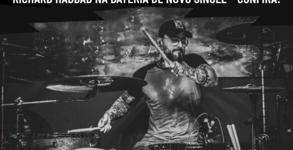 INFESTATIO: Bastidores de gravação revelam estreia de Richard Haddad na bateria de novo single – confira!